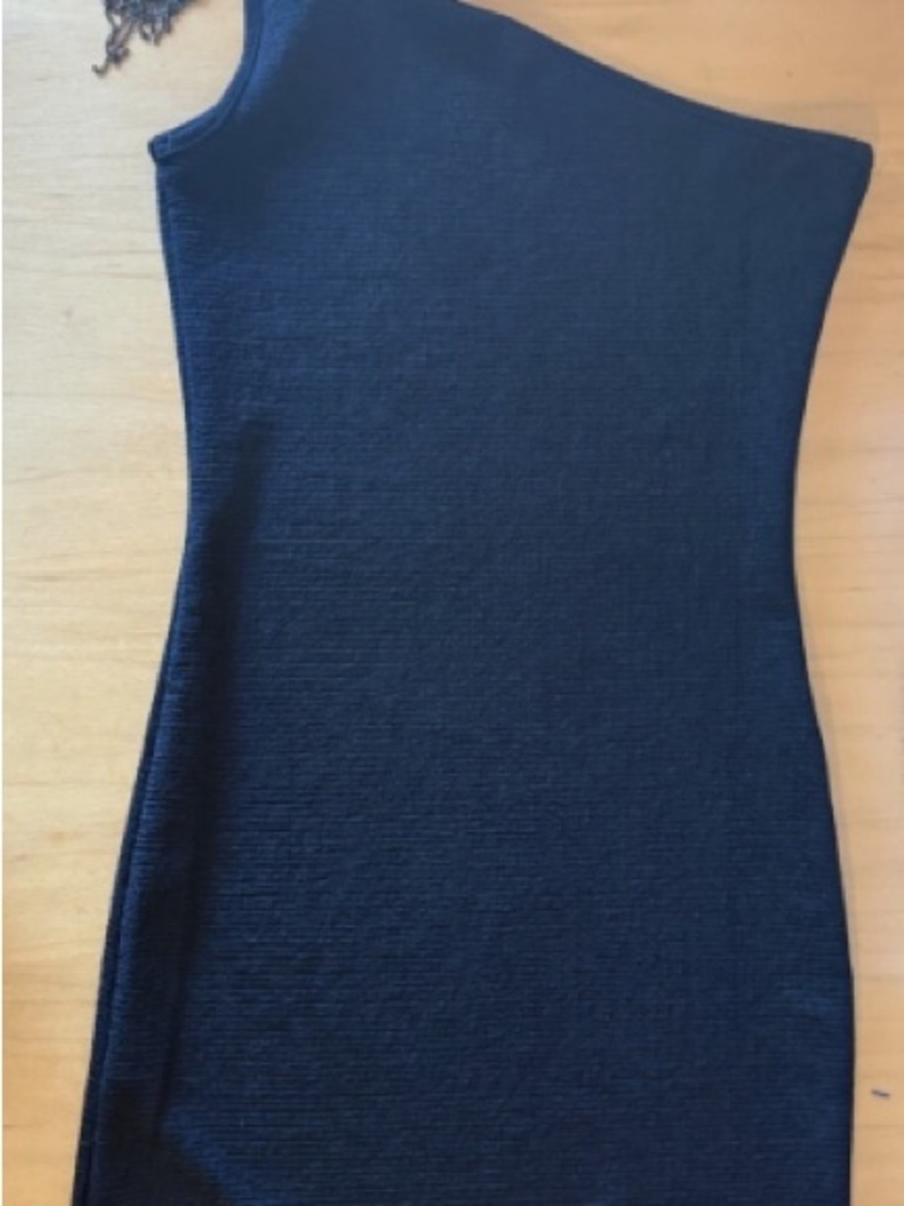 entro One-Shoulder Navy Bodycon Dress